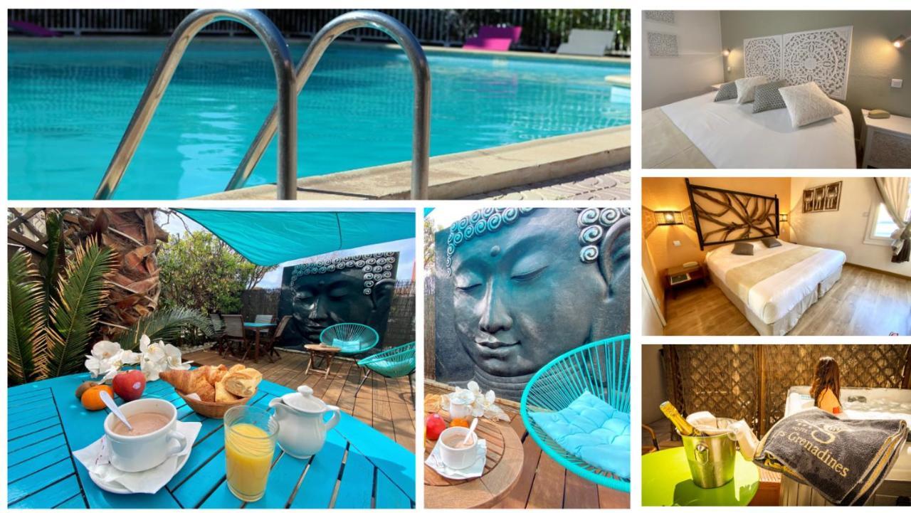 Hotel Les Grenadines Agde Bagian luar foto